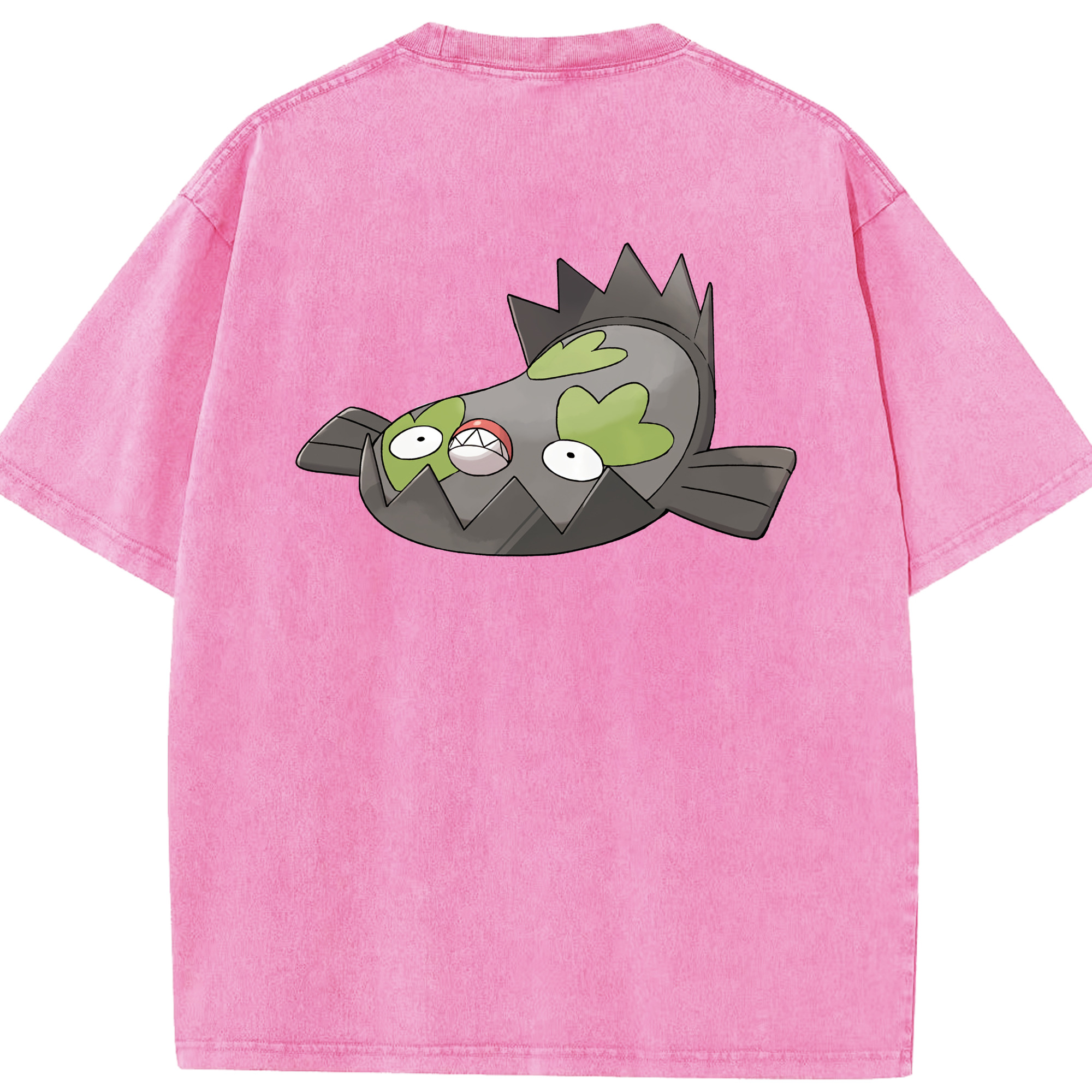 （画像用） ポケットモンスター Pokémon 綿100% ヴィンテージ風 半袖Tシャツ（背面プリント）